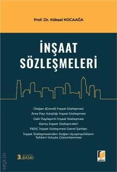 Adalet Yayınevi İnşaat Sözleşmeleri (Köksal Kocaağa)
