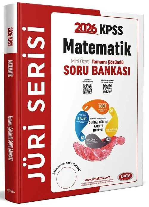 Data Yayınları 2026 KPSS Matematik Jüri Soru Bankası Çözümlü