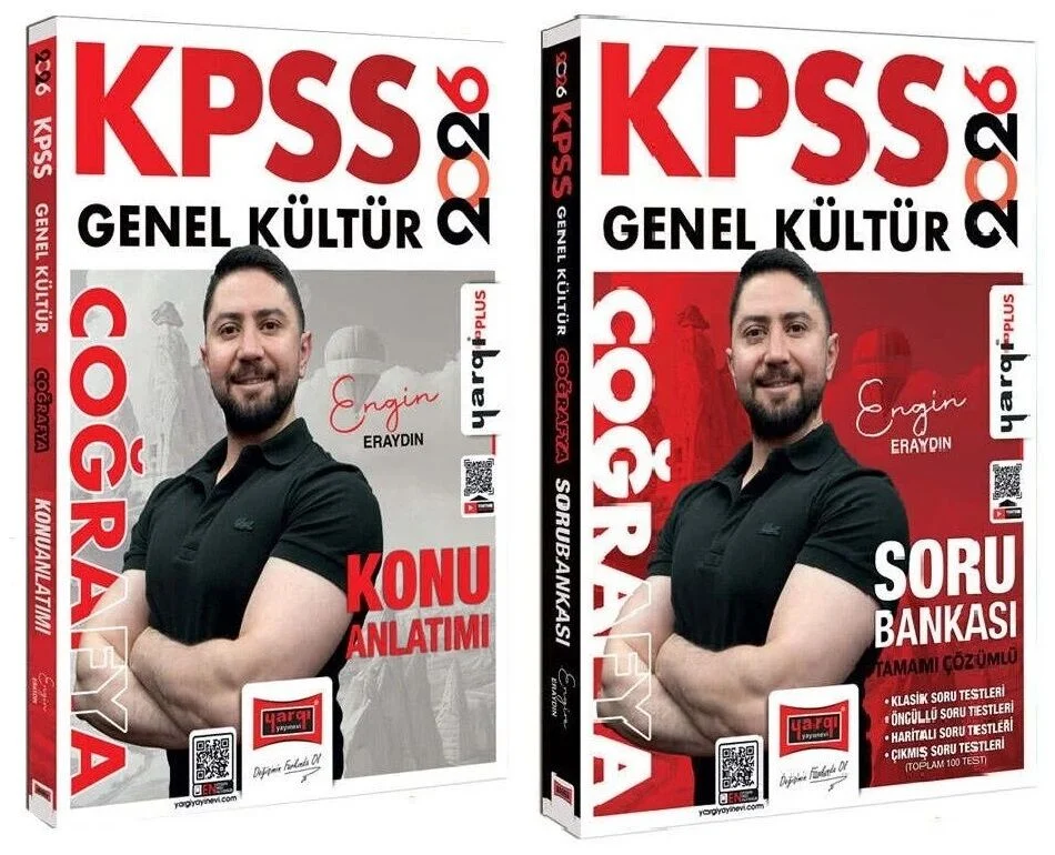 Yargı 2026 KPSS Coğrafya Konu Anlatımı + Soru Bankası 2 li Set - Engin Eraydın Yargı Yayınları