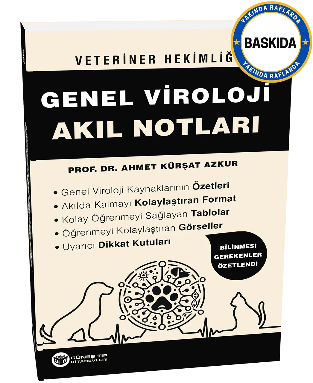 Veteriner Hekimliği Genel Viroloji Akıl Notları (En Fazla Okunan Kitap Serisinden) (Ender YARSAN)