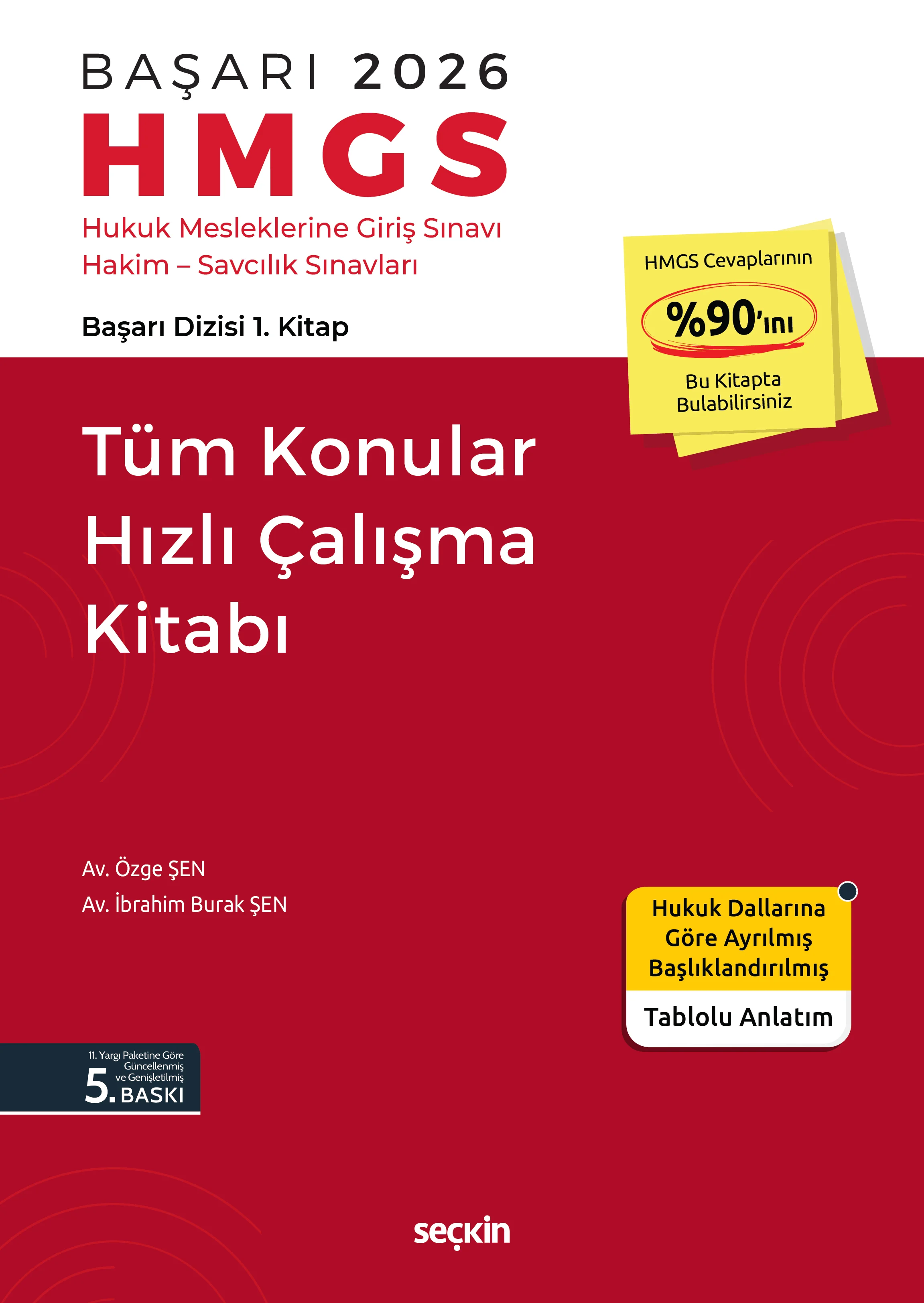 Seçkin Yayınevi HMGS Tüm Konular Hızlı Çalışma Kitabı (Özge Şen,İbrahim Burak Şen)