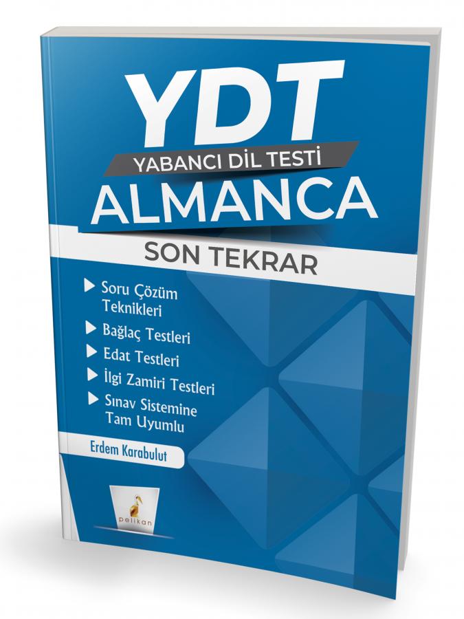 Pelikan YDT Almanca Son Tekrar Erdem Karabulut Pelikan Yayınevi