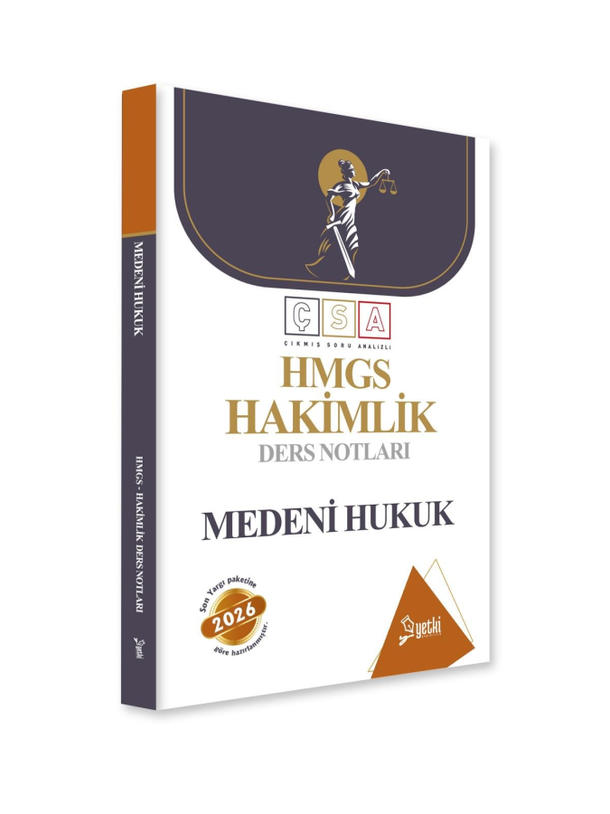 Yetki Yayınları 2026 HMGS Hakimlik Medeni Hukuk Ders Notları (Hakan Hasanoğulları)
