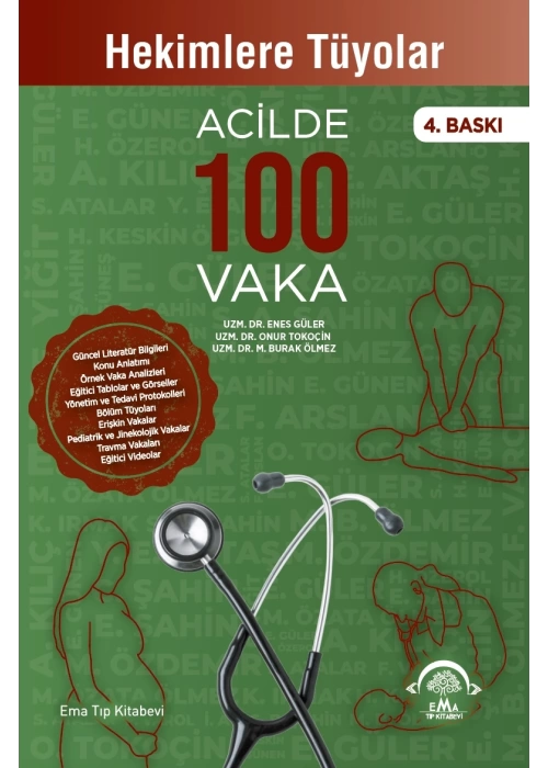 Acilde 100 Vaka 3.Baskı Ema Tıp Kitabevi