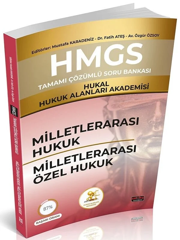 Savaş HMGS HUKAL Hukuk Alanları Akademisi Milletlerarası, Milletlerarası Özel Hukuk Soru Bankası Çözümlü - Mustafa Karadeniz Savaş Yayınları
