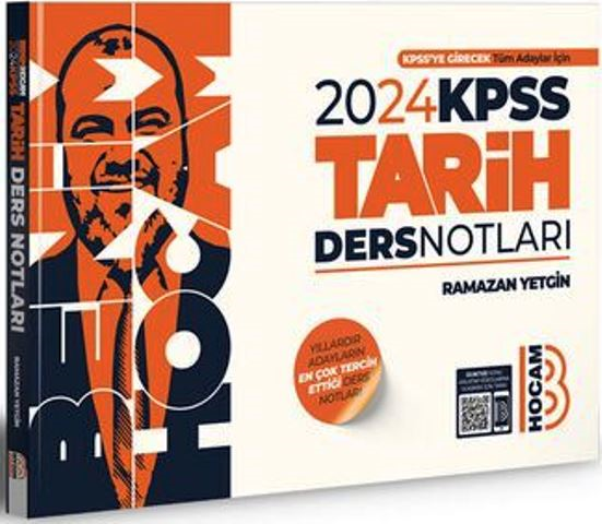 SÜPER FİYAT - Benim Hocam Yayınları 2024 KPSS Tarih Ders Notları (Ramazan Yetkin) Ramazan Yetkin