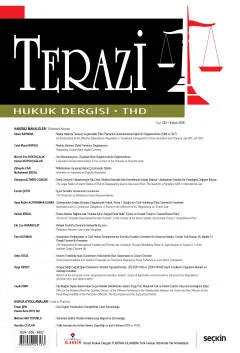 Seçkin Yayıncılık Terazi Hukuk Dergisi Mutlu Dinç 1. Baskı,  Şubat 2026