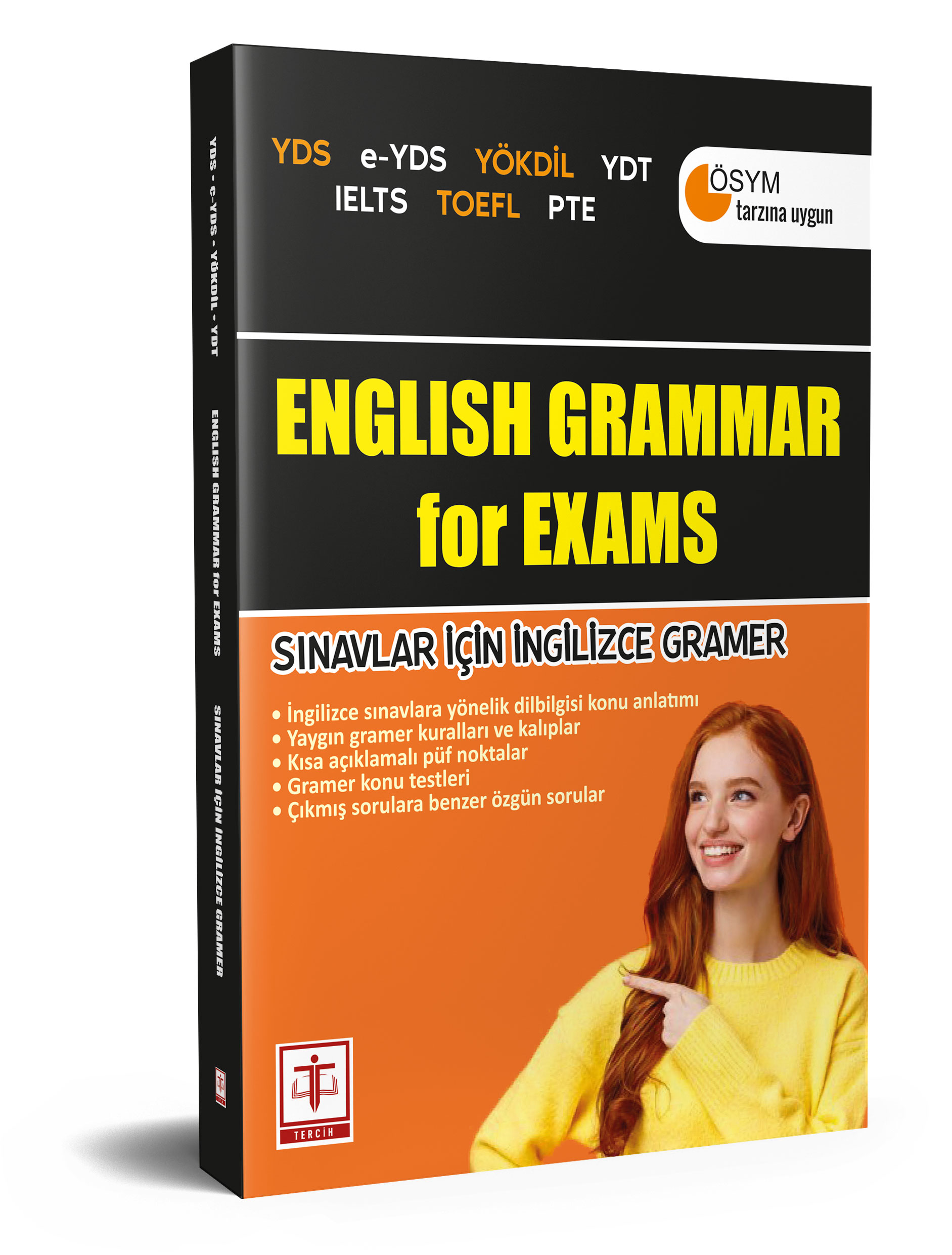 Tercih Yayıncılık 2026-English Grammar For Exams (Sınavlar ve Öğrenme İçin grammer Kitabı) Yasin Aslan