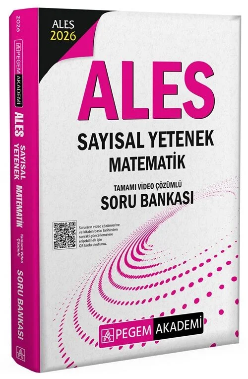Pegem Yayınları 2026 ALES Sayısal Yetenek Matematik Soru Bankası Çözümlü