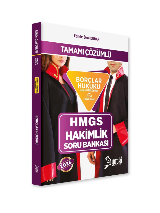 Yetki Yayınları 2026 HMGS Hakimlik Borçlar Hukuku Genel ve Özel Hükümler Soru Bankası (Özal Duran)