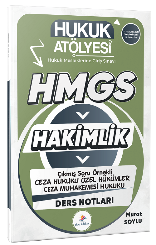 Dizgi Kitap 2026 Hukuk Atölyesi HMGS Hakimlik Ceza Hukuku Özel Hükümler, Ceza Muhakemesi Hukuku Ders Notları - Murat Soylu Dizgi Kitap