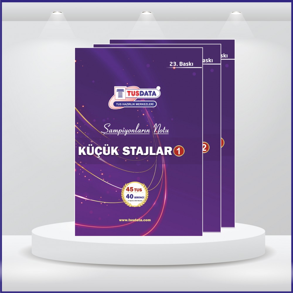 TUS Şampiyonların Notu ( 23.Baskı ) Küçük Stajlar