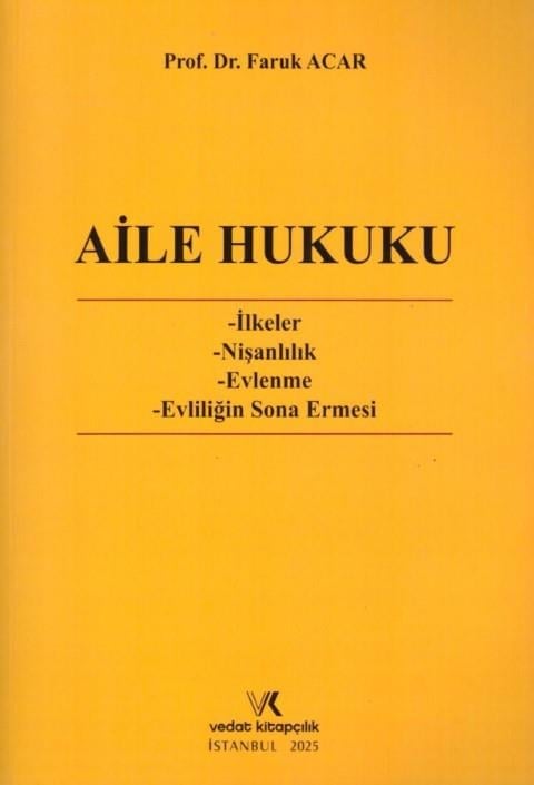Vedat Aile Hukuku (Faruk Acar) Vedat Kitapçılık