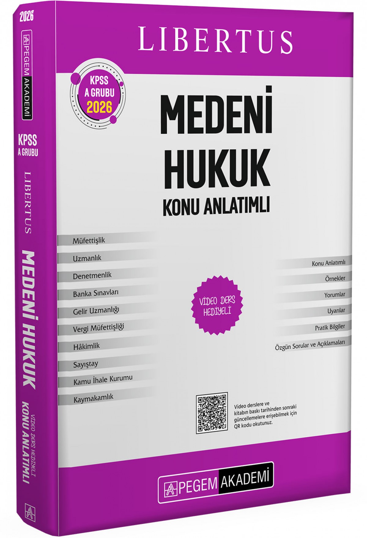 Pegem Yayınları 2026 KPSS A Grubu Medeni Hukuk Libertus Konu Anlatımı