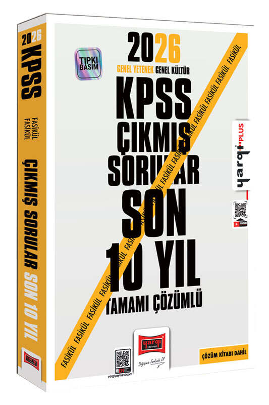 Yargı Yayınları 2026 KPSS GK-GY Tamamı Çözümlü Fasikül Fasikül Son 10 Yıl Çıkmış Sorular