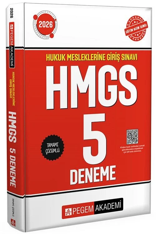 Pegem HMGS 5 Deneme Çözümlü Pegem Akademi Yayınları