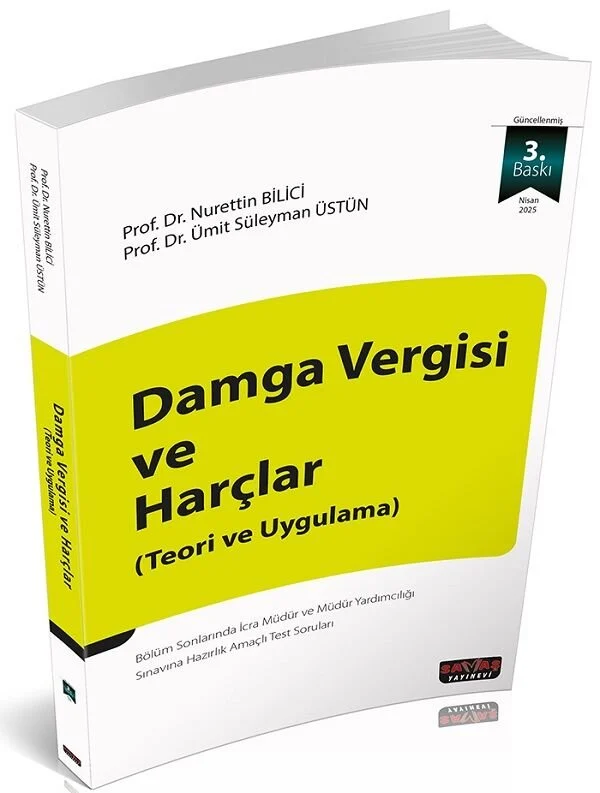 Savaş Yayınevi Damga Vergisi ve Harçlar 3. Baskı - Nurettin Bilici