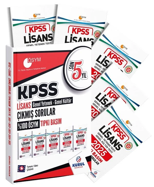 Kurul 2026 KPSS Genel Yetenek Genel Kültür Çıkmış Sorular Tıpkı Basım Son 5 Yıl Çözümlü Kurul Yayıncılık