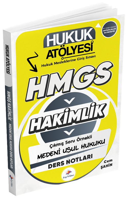 Dizgi Kitap Hukuk Atölyesi HMGS Hakimlik Medeni Usul Hukuku Ders Notları - Cem Şahin Dizgi Kitap