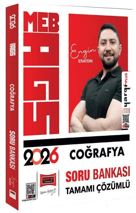 Yargı 2026 MEB-AGS Coğrafya Soru Bankası Çözümlü - Engin Eraydın Yargı Yayınları