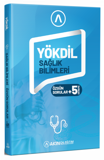 Akın Dil YÖKDİL Sağlık Bilimleri Özgün Soru Bankası ve 5 Deneme Akın Publishing