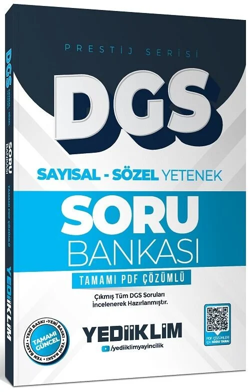 Yediiklim 2026 DGS Prestij Soru Bankası Çözümlü Yediiklim Yayınları