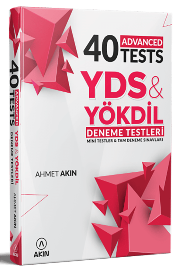 Akın Dil YDS YÖKDİL İngilizce 40 Advanced Tests Akın Publishing