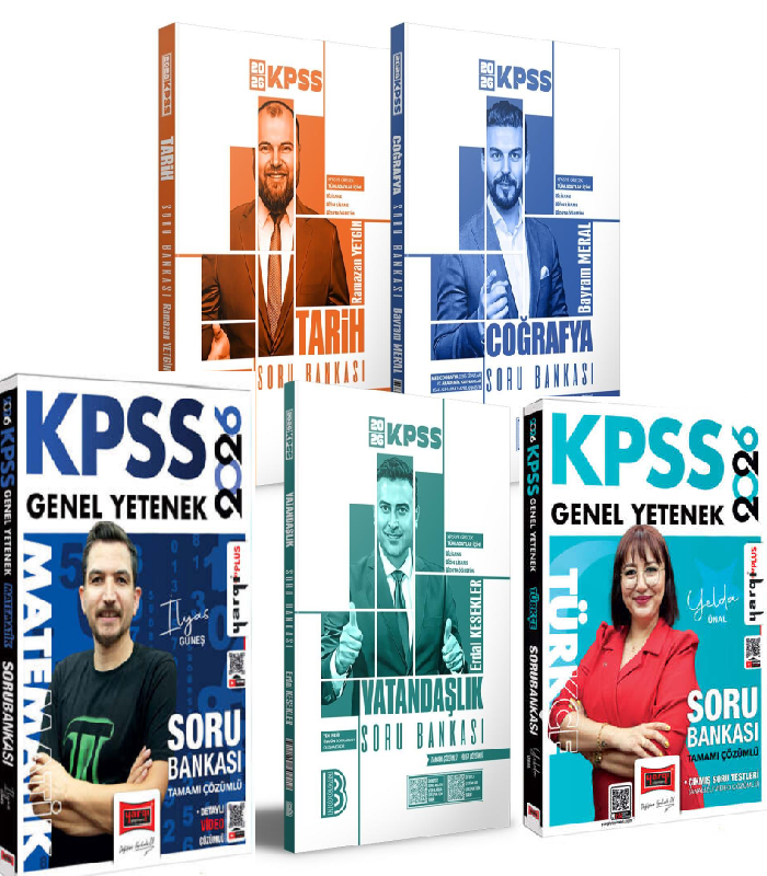 Benim Hocam+Yargı Yayınları 2026 KPSS Genel Kültür ve Genel Yetenek Soru Bankası Seti