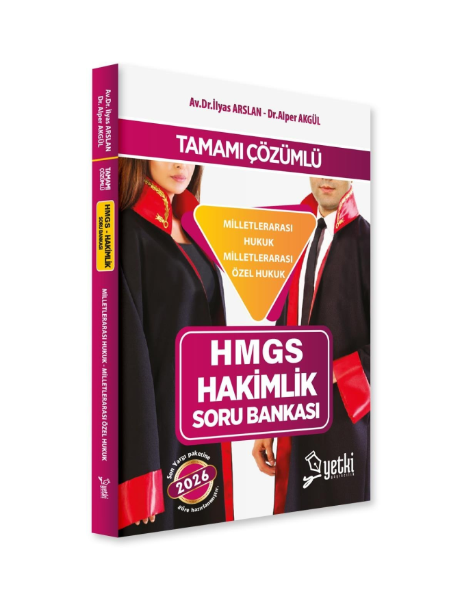 Yetki Yayınları 2026 Hakimlik Milletlerarası Hukuk Milletlerarası Özel Hukuk Soru Bankası (İlyas Arslan, Alper Akgül)