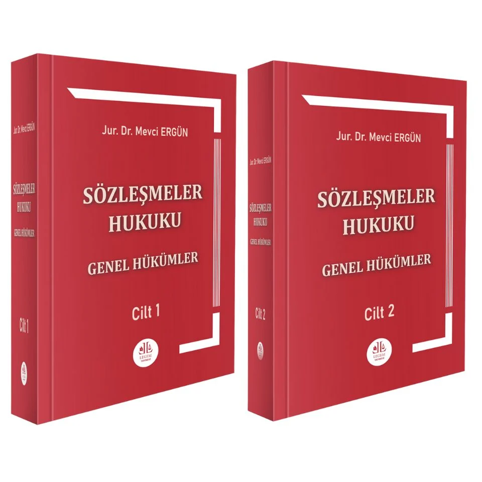 Legem Yayıncılık Sözleşmeler Hukuku Genel Hükümler Cilt:1-2 Mevci Ergün