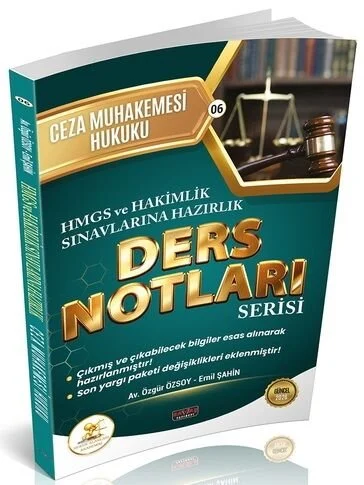 Savaş 2026 HUKAL HMGS Hakimlik Ceza Muhakemesi Hukuku Ders Notları Savaş Yayınları