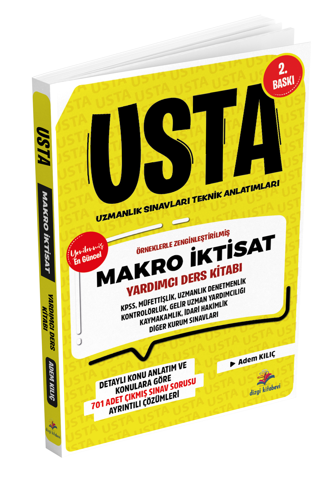 Dizgi Kitap 2025 Usta Makro İktisat Konu Anlatımı ve Konularına Göre Tasnif Edilmiş Tamamı Çözümlü Çıkmış Sınav Soruları 2. Baskı Adem Kılıç