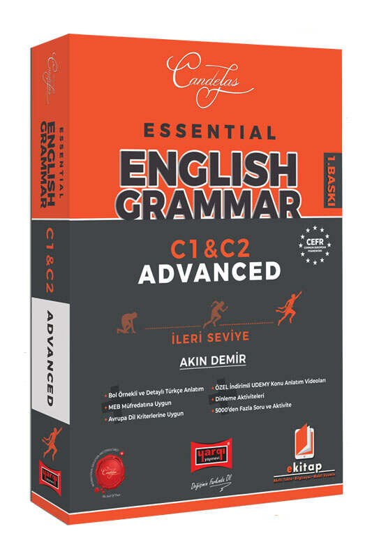 Yargı YDS Essential English Grammar C1 ve C2 Advanced İleri Seviye - Akın Demir Yargı Yayınları