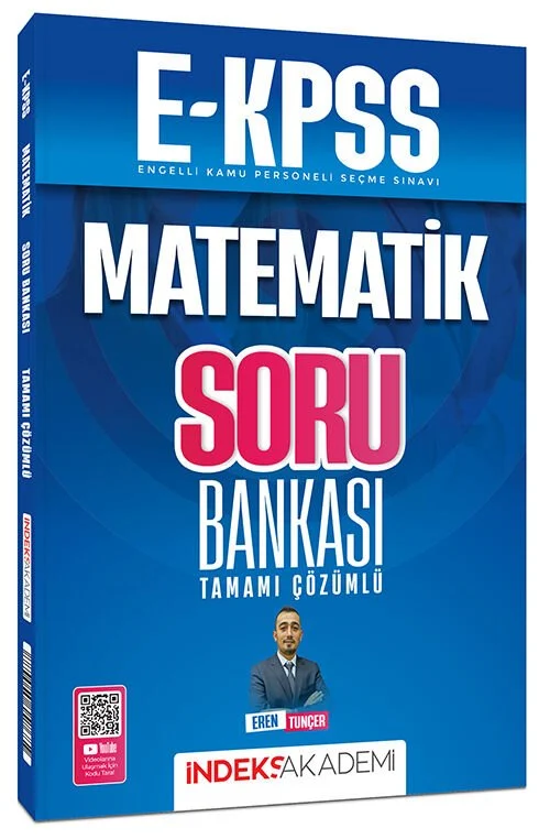 İndeks Akademi 2026 EKPSS Matematik Soru Bankası Çözümlü - Eren Tunçer İndeks Akademi Yayıncılık