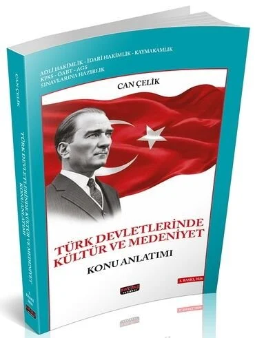 Savaş 2026 KPSS MEB-AGS Hakimlik Kaymakamlık Türk Devletlerinde Kültür ve Medeniyet Konu Anlatımı - Can Çelik Savaş Yayınları