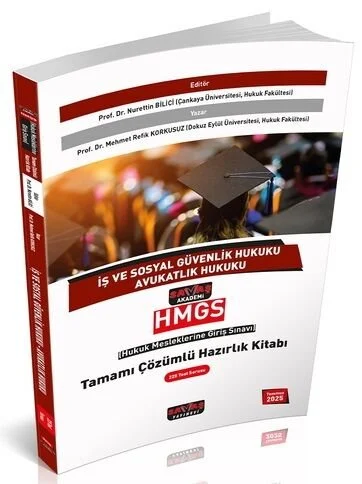 Savaş 2025 HMGS İş ve Sosyal Güvenlik, Avukatlık Hukuku Hazırlık Kitabı Çözümlü - Nurettin Bilici, Mehmet Refik Korkusuz Savaş Yayınları