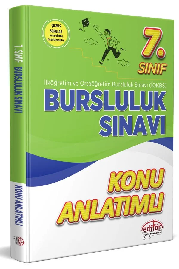 Editör Yayınevi 2025-2026 7. Sınıf Bursluluk Sınavı Konu Anlatımlı