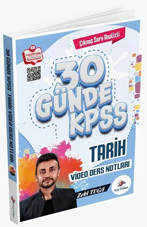 Dizgi Kitap KPSS MEB-AGS 30 Günde Tarih Video Ders Notları - Zeki Tuğa Dizgi Kitap Yayınları