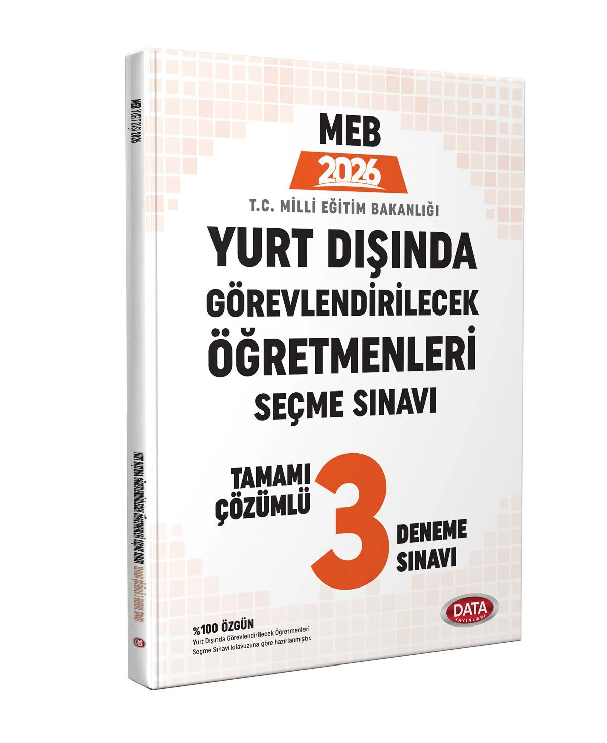 Data 2026 MEB Yurt Dışında Görevlendirilecek Öğretmenleri Seçme Sınavı 3 Deneme Çözümlü Data Yayınları