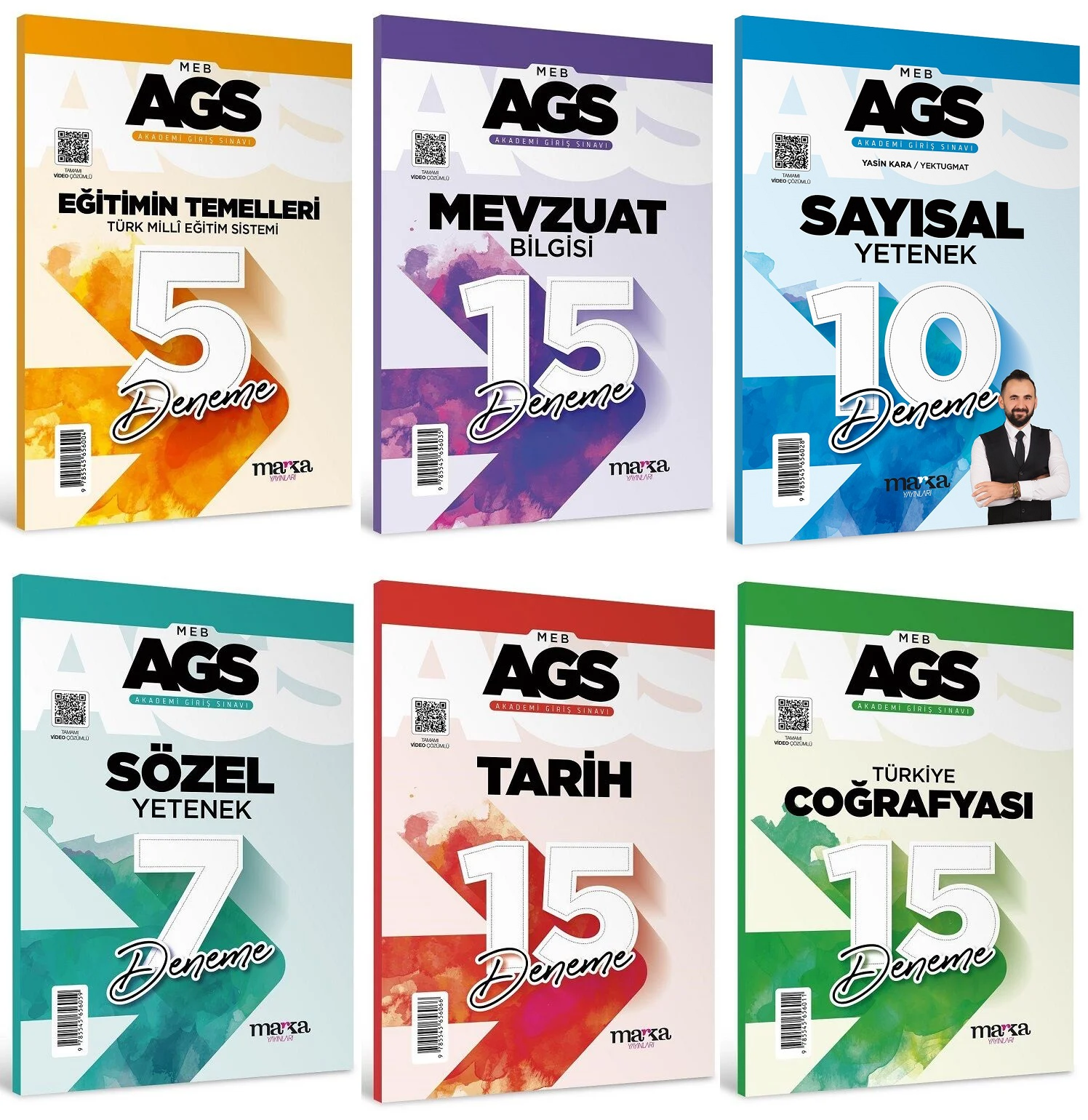 Marka MEB-AGS Tüm Dersler 67 Deneme 6 lı Set Marka Yayınları