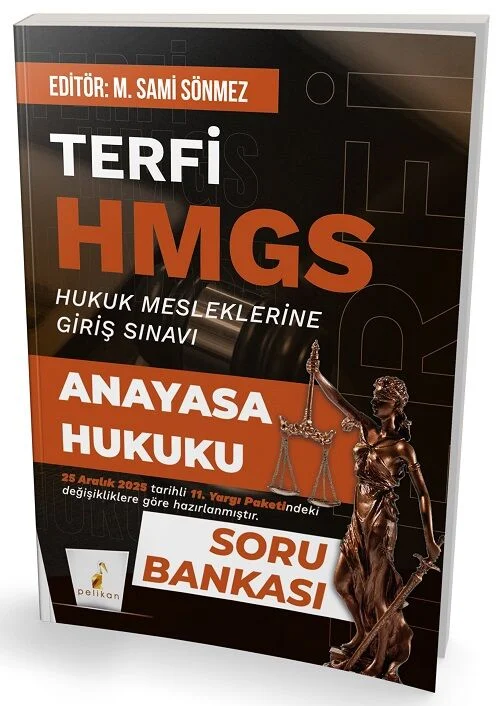 Pelikan TERFİ HMGS Anayasa Hukuku Soru Bankası - M. Sami Sönmez Pelikan Yayınları