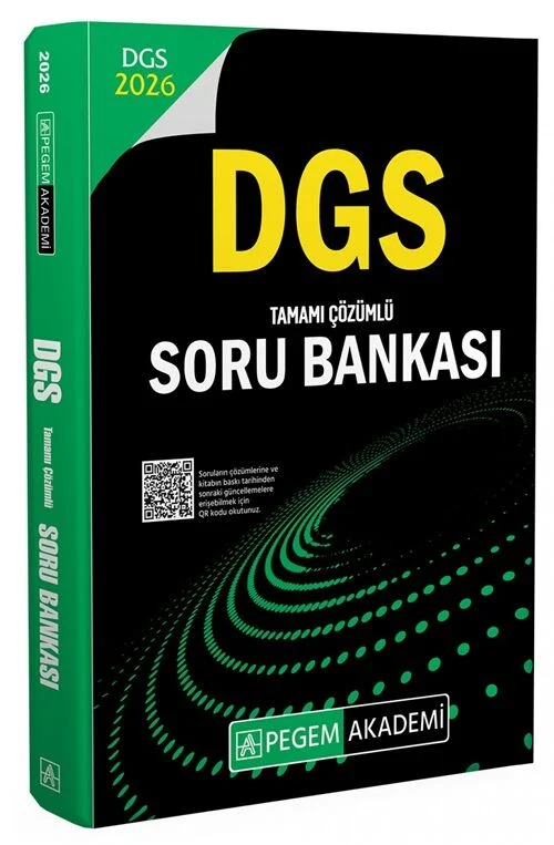 Pegem 2026 DGS Soru Bankası Çözümlü Pegem Akademi Yayınları