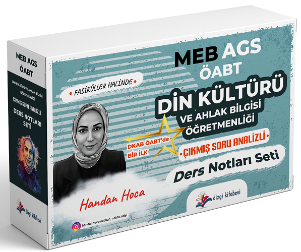 Dizgi Kitap 2026 ÖABT MEB-AGS Din Kültürü ve Ahlak Bilgisi Çıkmış Soru Analizli Ders Notları Seti (Handan Bulut)