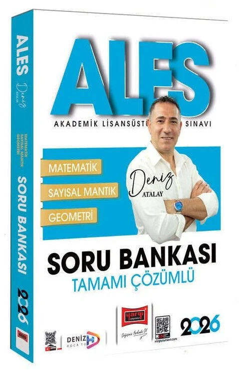 Yargı 2026 ALES Sayısal Mantık Matematik-Geometri Soru Bankası Çözümlü - Deniz Atalay Yargı Yayınları