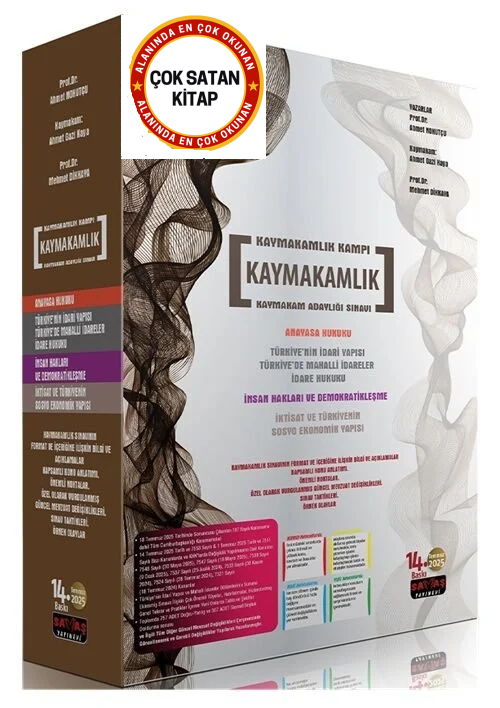 Savaş 2025 Kaymakamlık Kampı Konu Anlatımı Hazırlık Seti 14. Baskı - Ahmet Nohutçu Savaş Yayınları