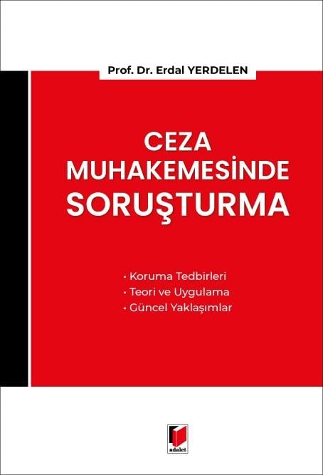 Adalet Yayınevi Ceza Muhakemesinde Soruşturma (Erdal Yerdelen)