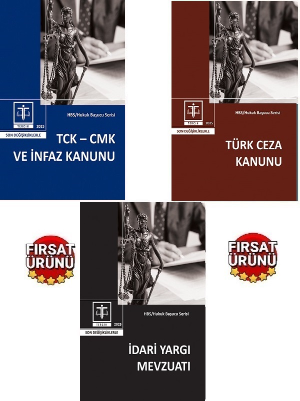 Tercih Yayıncılık TCK-CMK ve İnfaz-Türk Ceza -İdari Yargı 2025 (Cep Boy)(3lü Kanun Seti) 1. Baskı,  Eylül 2025