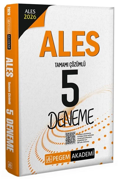 Pegem ALES 5 Deneme Çözümlü Pegem Akademi Yayınları