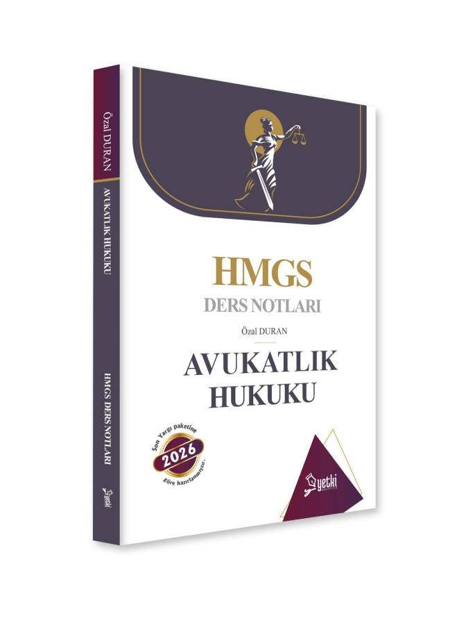 Yetki Yayınları 2026 HMGS Avukatlık Hukuku Ders Notları (Özal Duran)