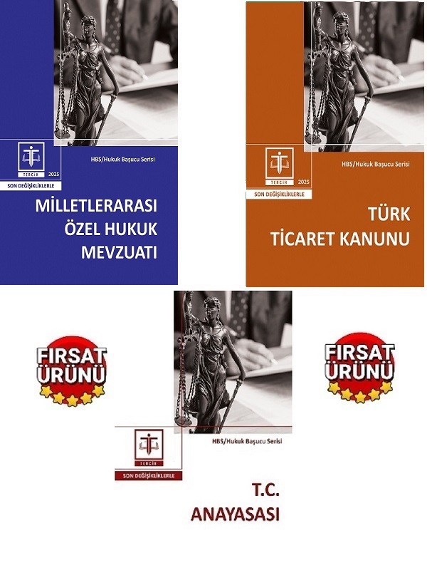 Tercih Yayıncılık Türk Ticaret-Milletlerarası Özel Hukuk-T.C Anayasası  2025 (Cep Boy)(3lü Kanun Seti) 1. Baskı,  Eylül 2025